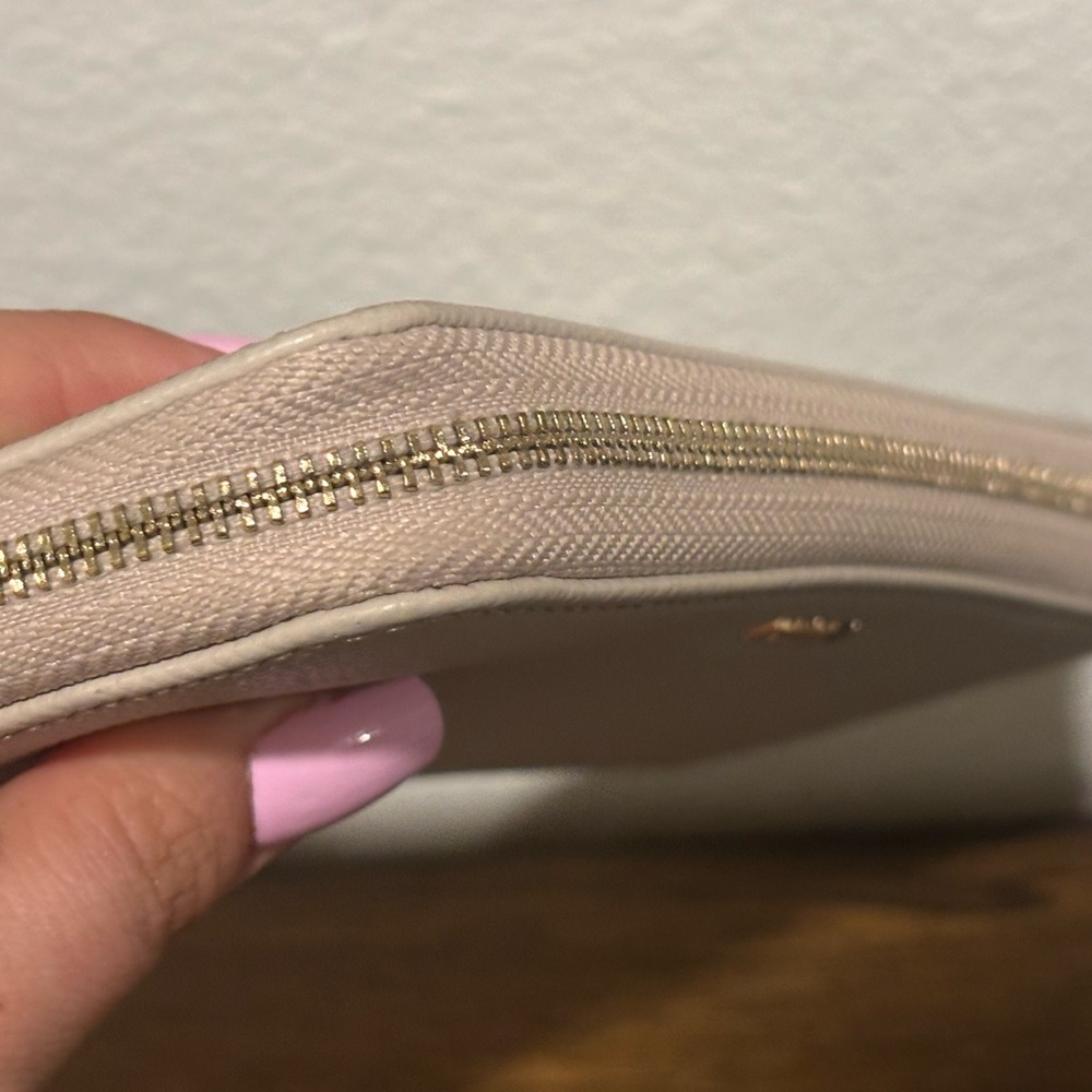 Furla Beige Textured Wallet - Picture 6 of 16
